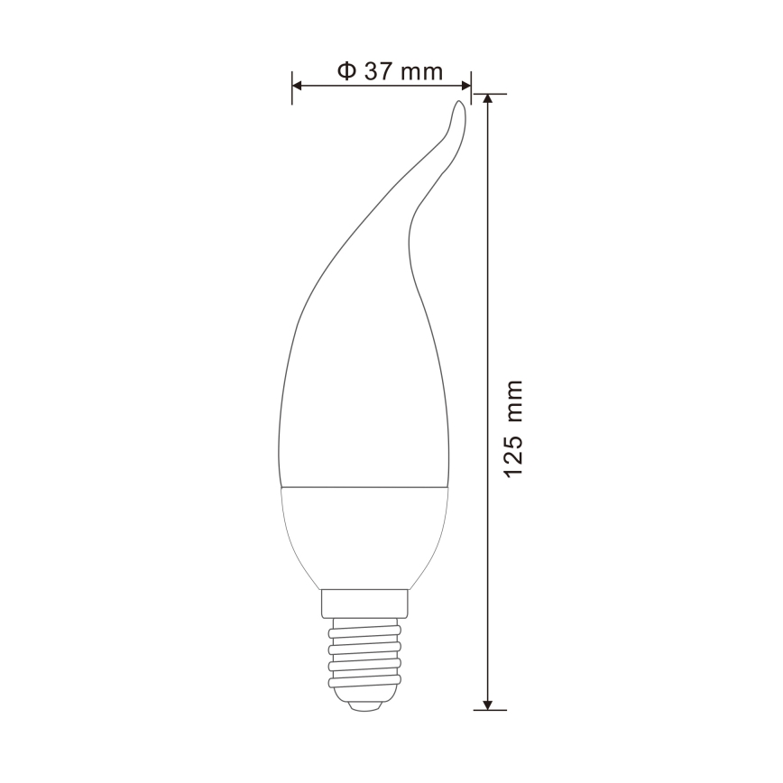 SADA 2x LED Žárovka E14/3W/230V 3000K - Globo